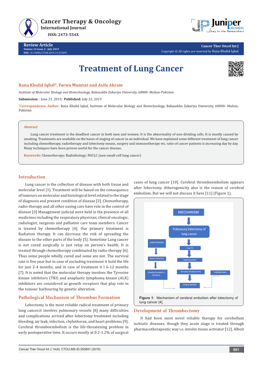 Treatment of Lung Cancer