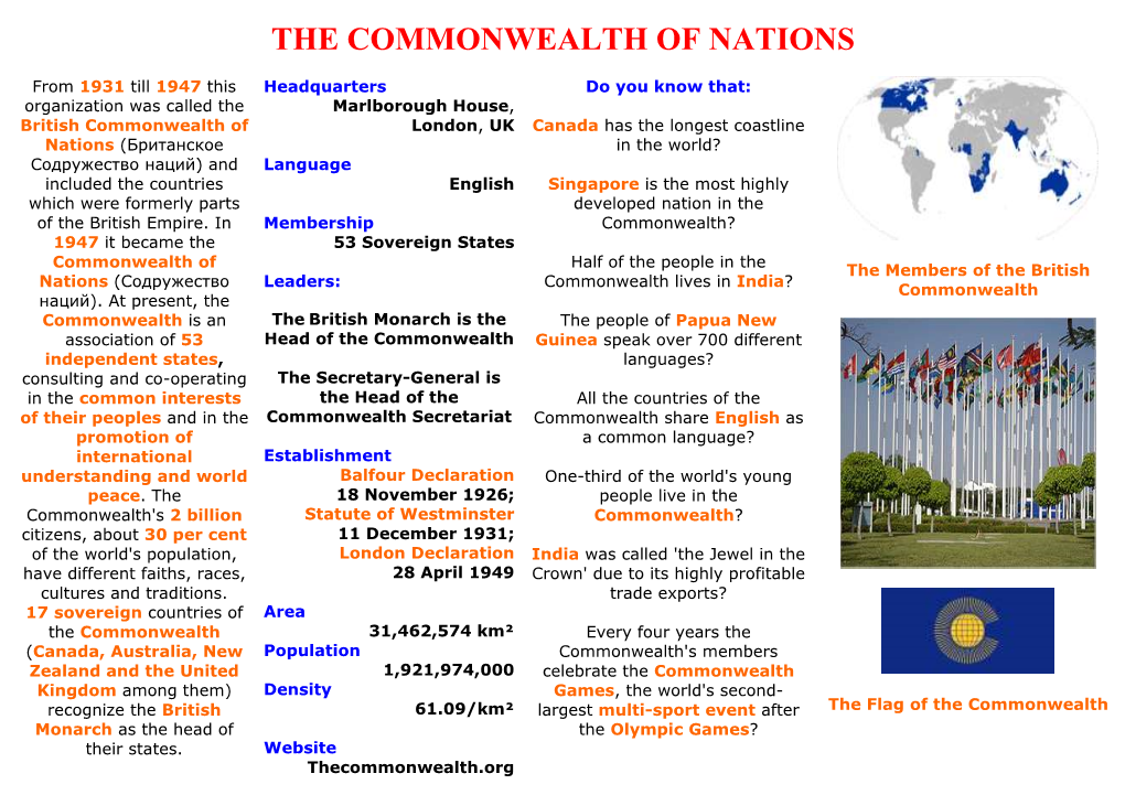 Commonwealth of Nations