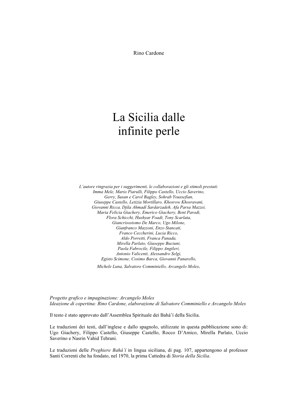 La Sicilia Dalle Infinite Perle