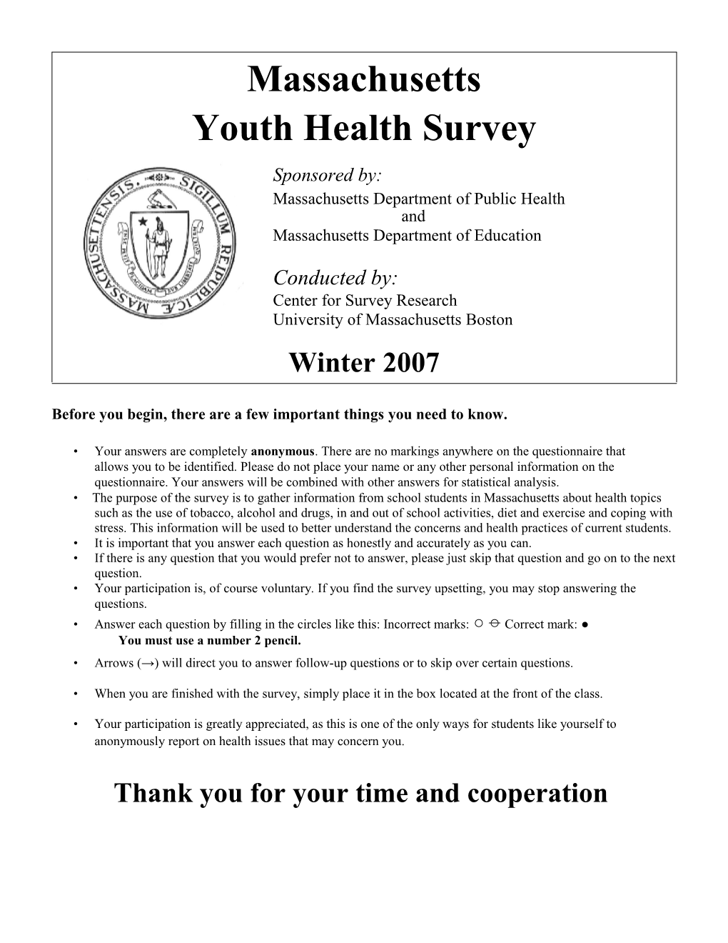 Youth Health Survey