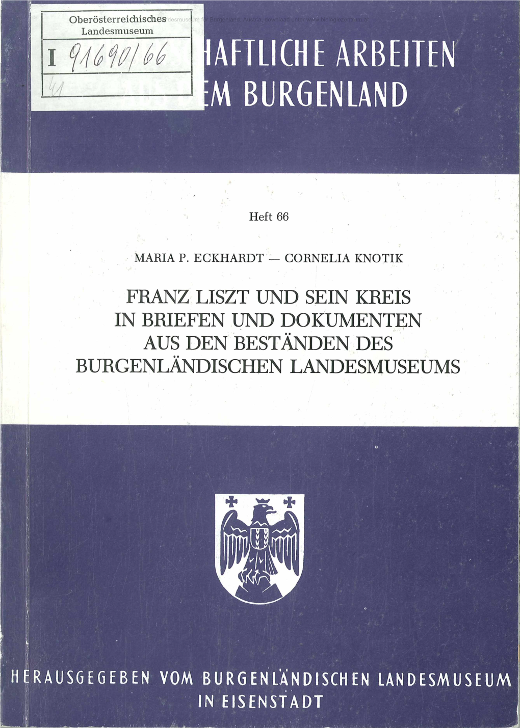 Franz Liszt Uns Sein Kreis in Briefen Und Dokumenten Aus