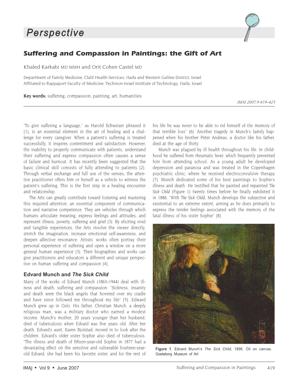 Suffering and Compassion in Paintings: the Gift of Art