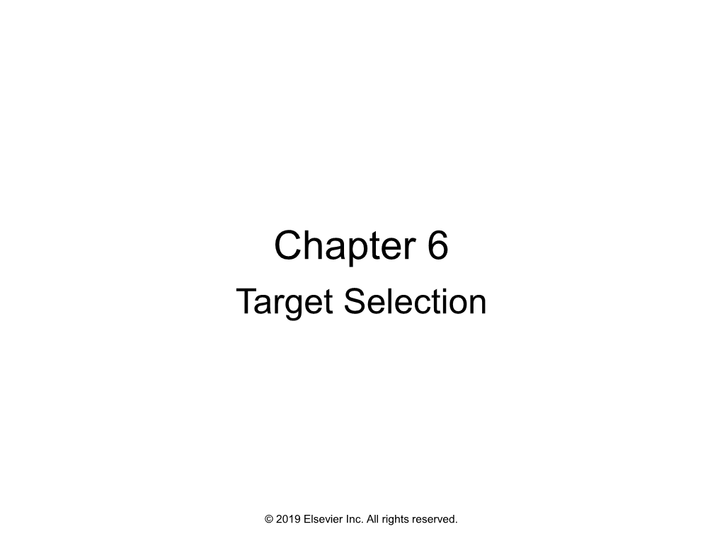 Chapter 6 Target Selection