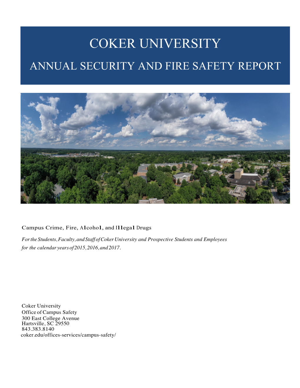 Annual Security and Fire Safety Report