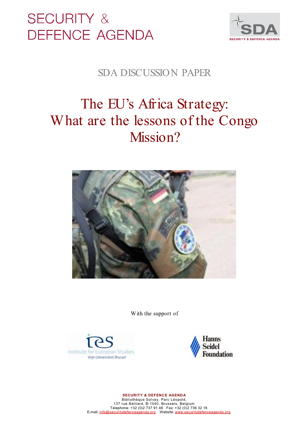 The EU's Africa Strategy: What Are the Lessons of the Congo Mission?