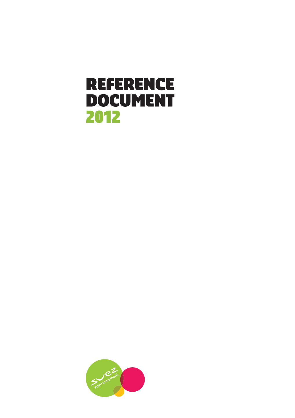 Reference Document 2012