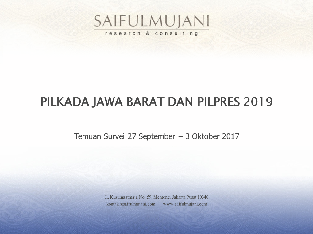 Bahan Rilis Jawa Barat SMRC Nov-2017