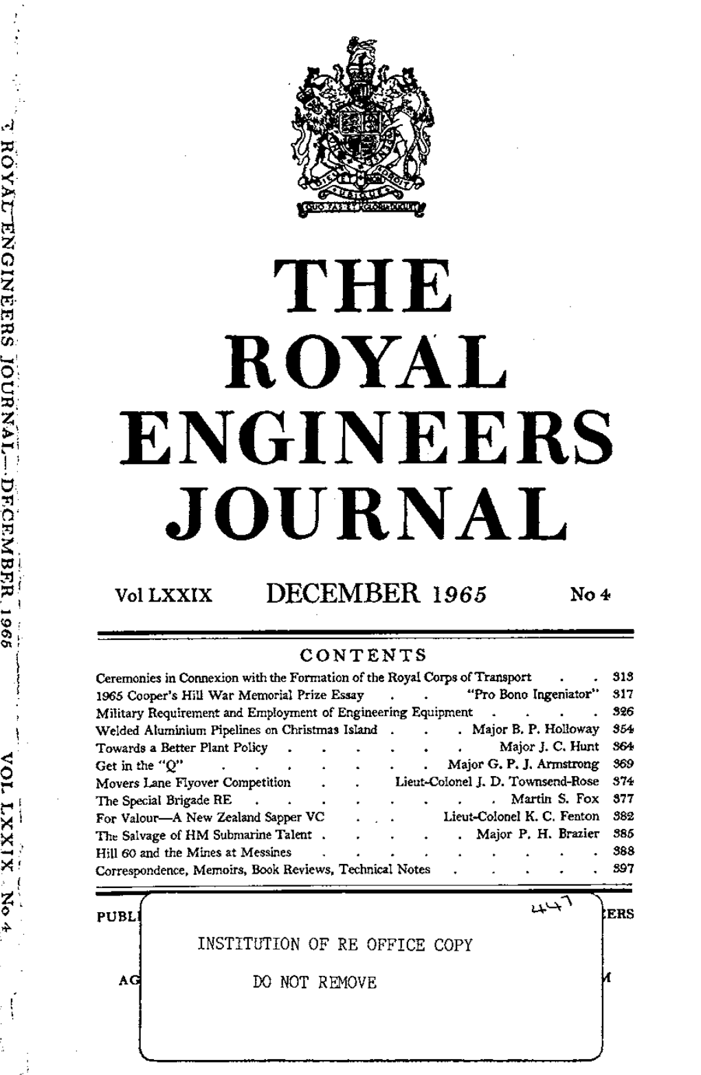 Royal Engineers Journal