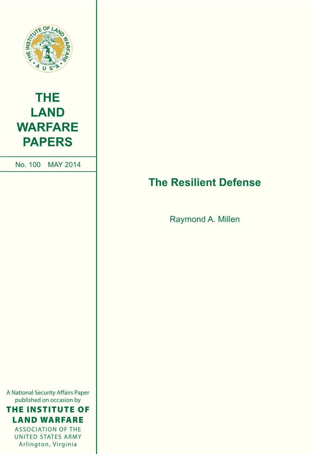 The Resilient Defense
