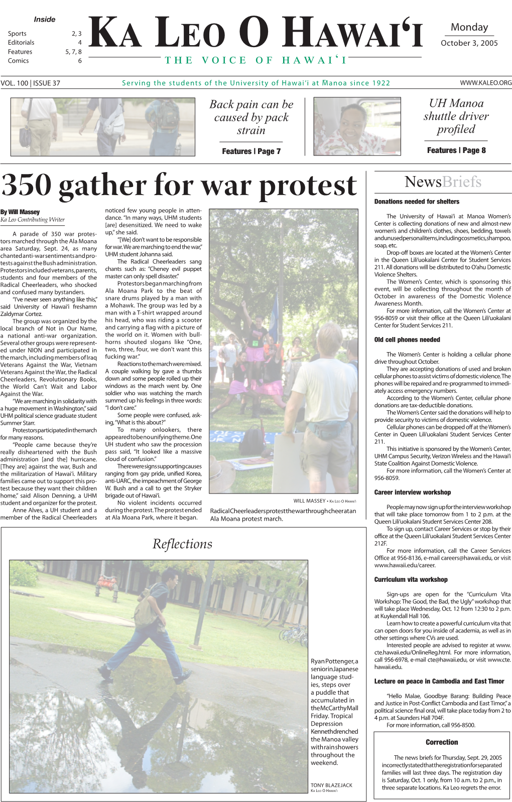 350 Gather for War Protest