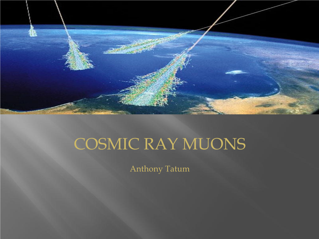 Cosmic Ray Muons