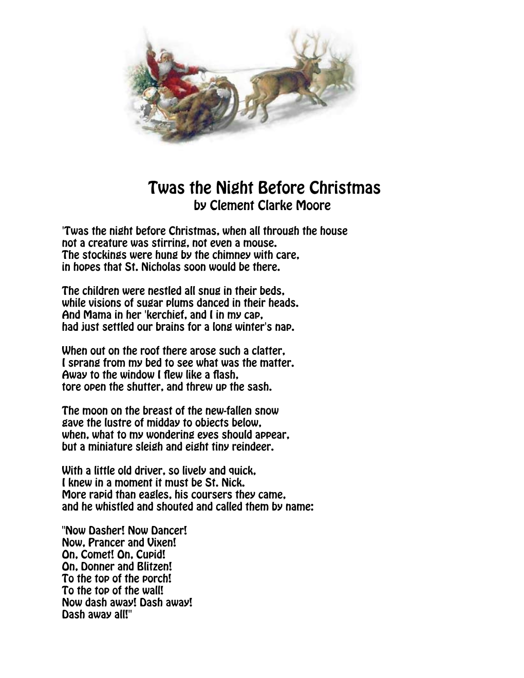 Twas the Night Before Xmas