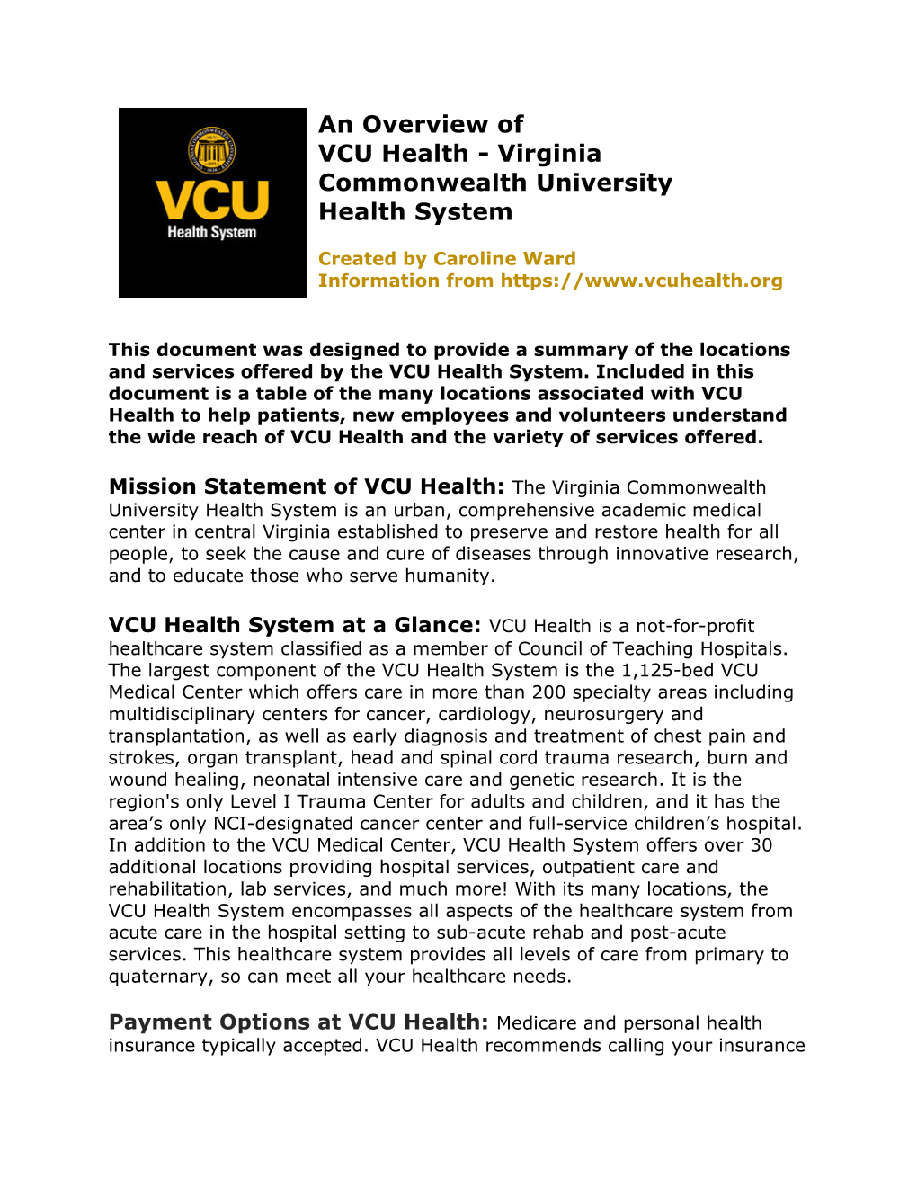 Virginia Commonwealth University Health System