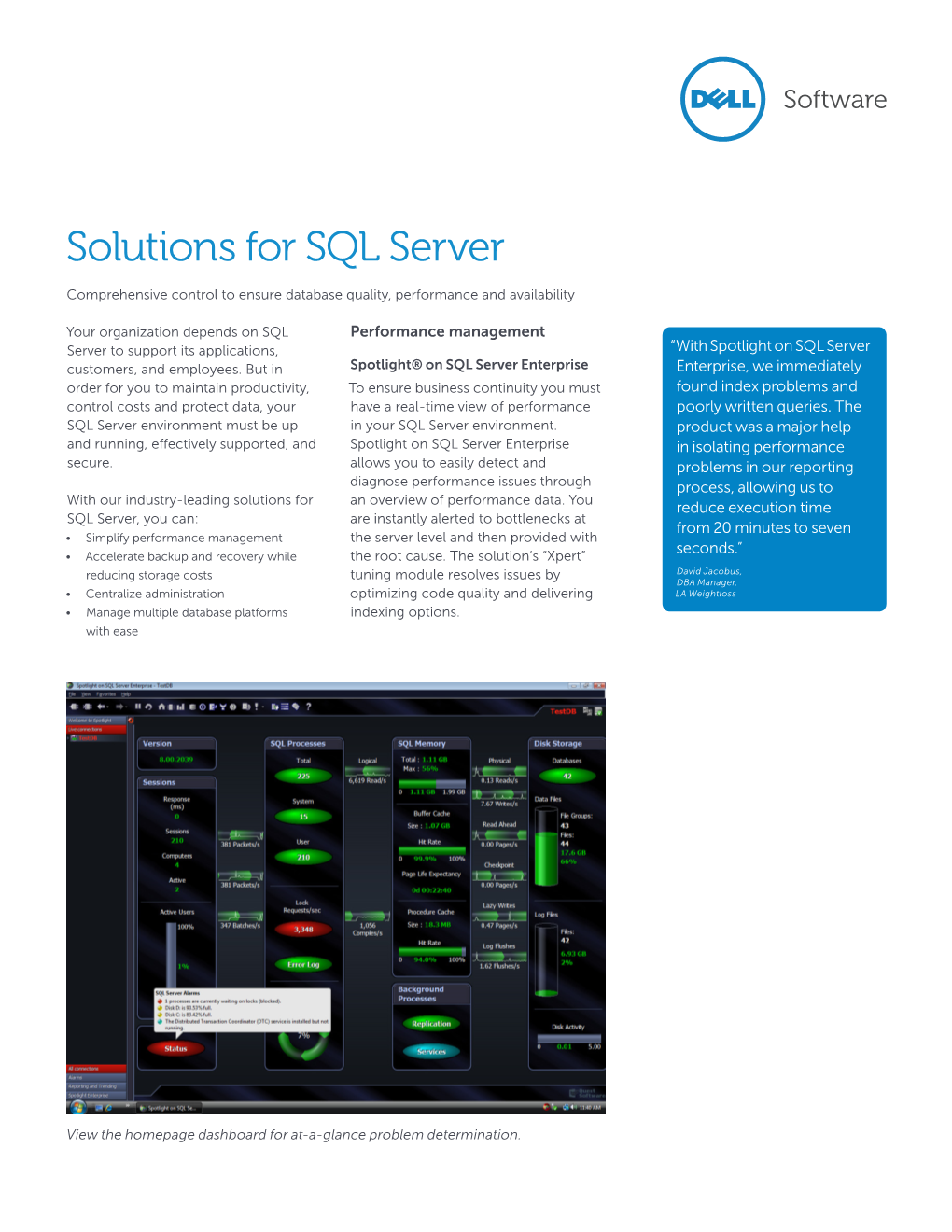 Solutions for SQL Server