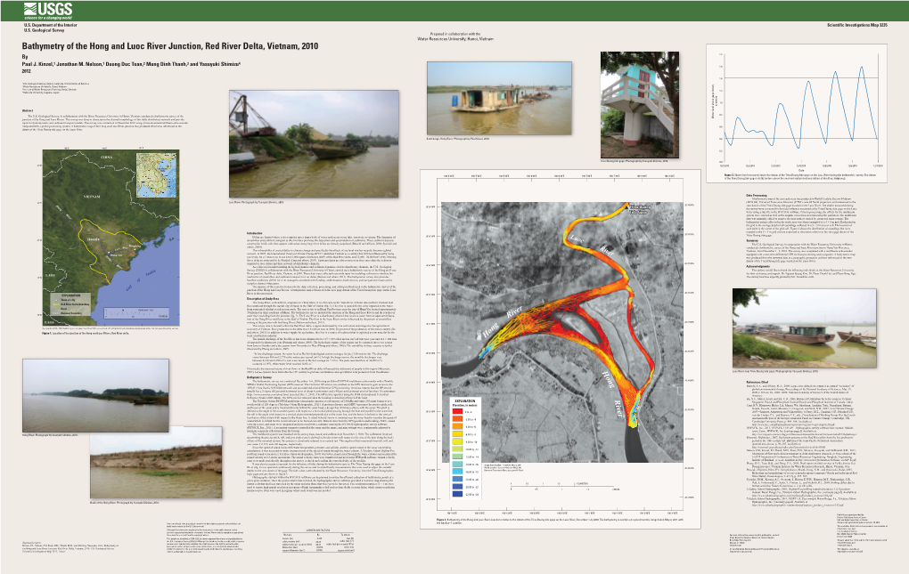 Bathymetry of the Hong and Luoc River Junction, Red River Delta, Vietnam, 2010 by 1.8 1 1 2 3 4 Paul J