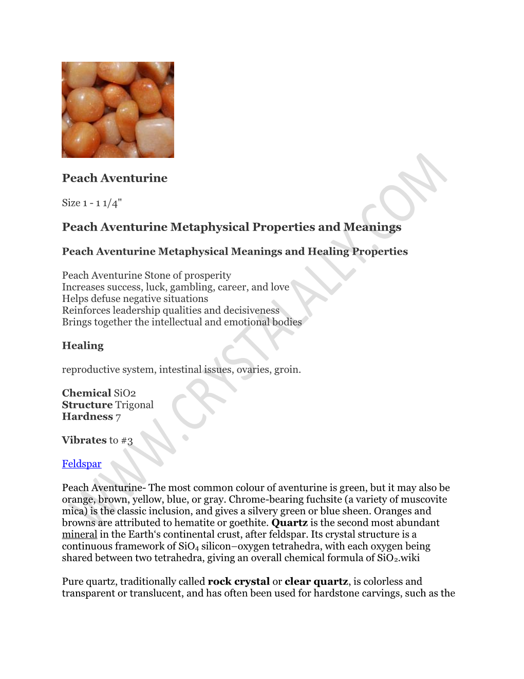 Peach Aventurine PDF WM