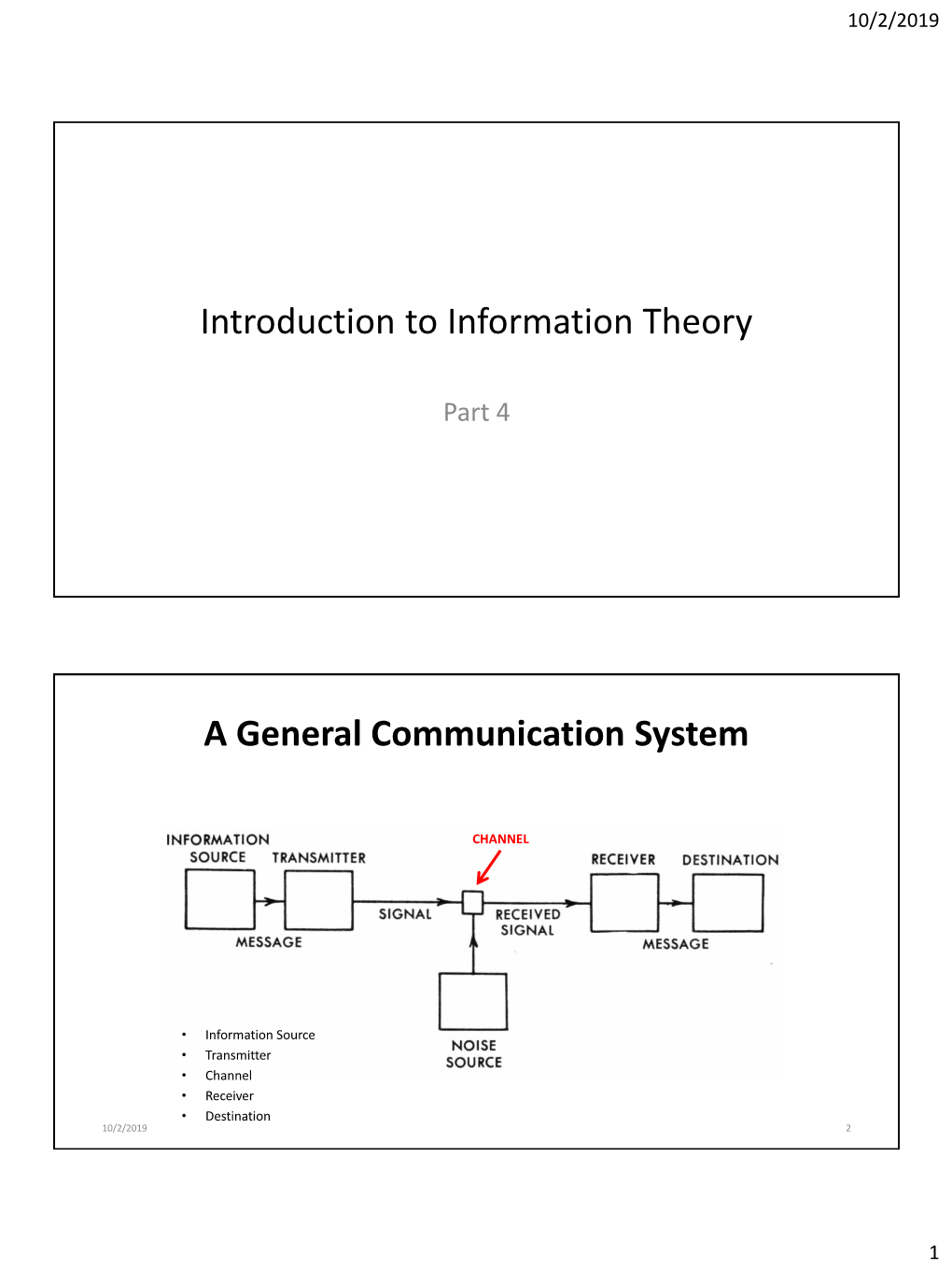 Mathematical Theory of Communication)
