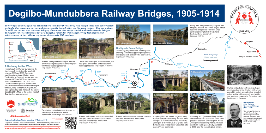 Degilbo-Mundubbera Railway Bridges, 1905-1914