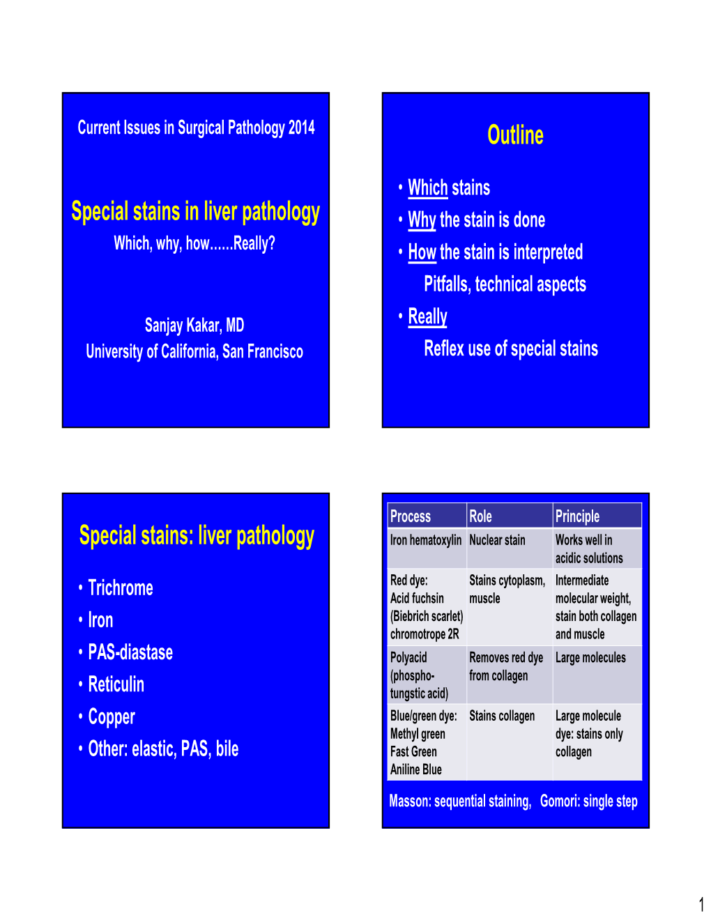 Liver Pathology • Why the Stain Is Done Which, Why, How……Really? • How the Stain Is Interpreted Pitfalls, Technical Aspects