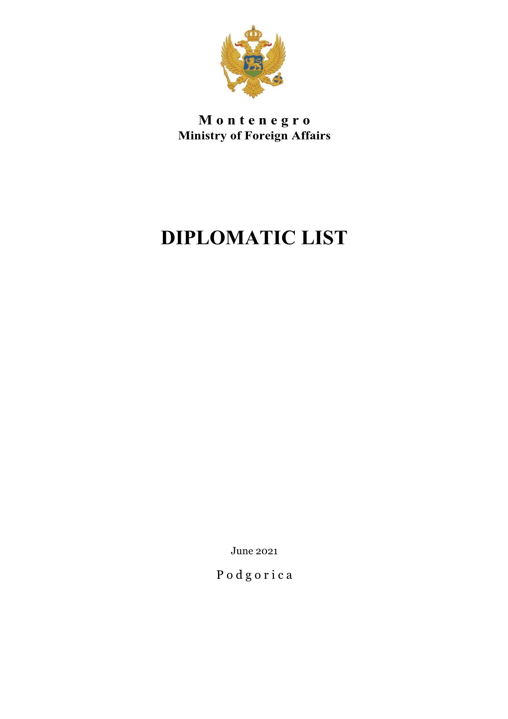 Diplomatic List