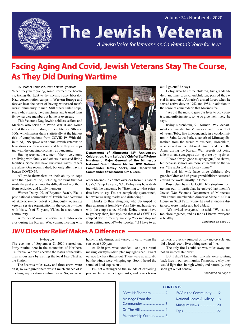 The Jewish Veteran Issue 4 2020