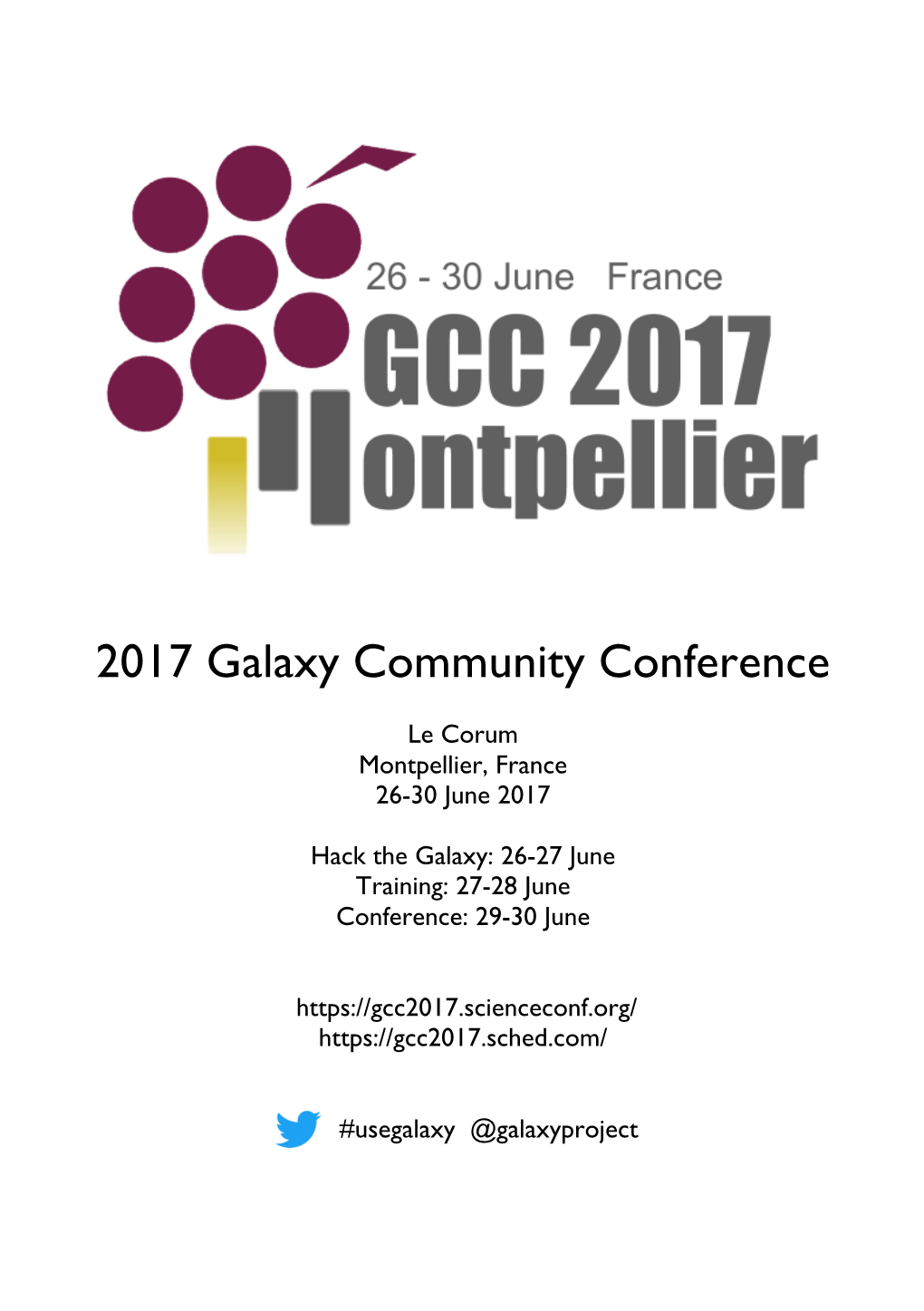 2017 Galaxy Community Conference
