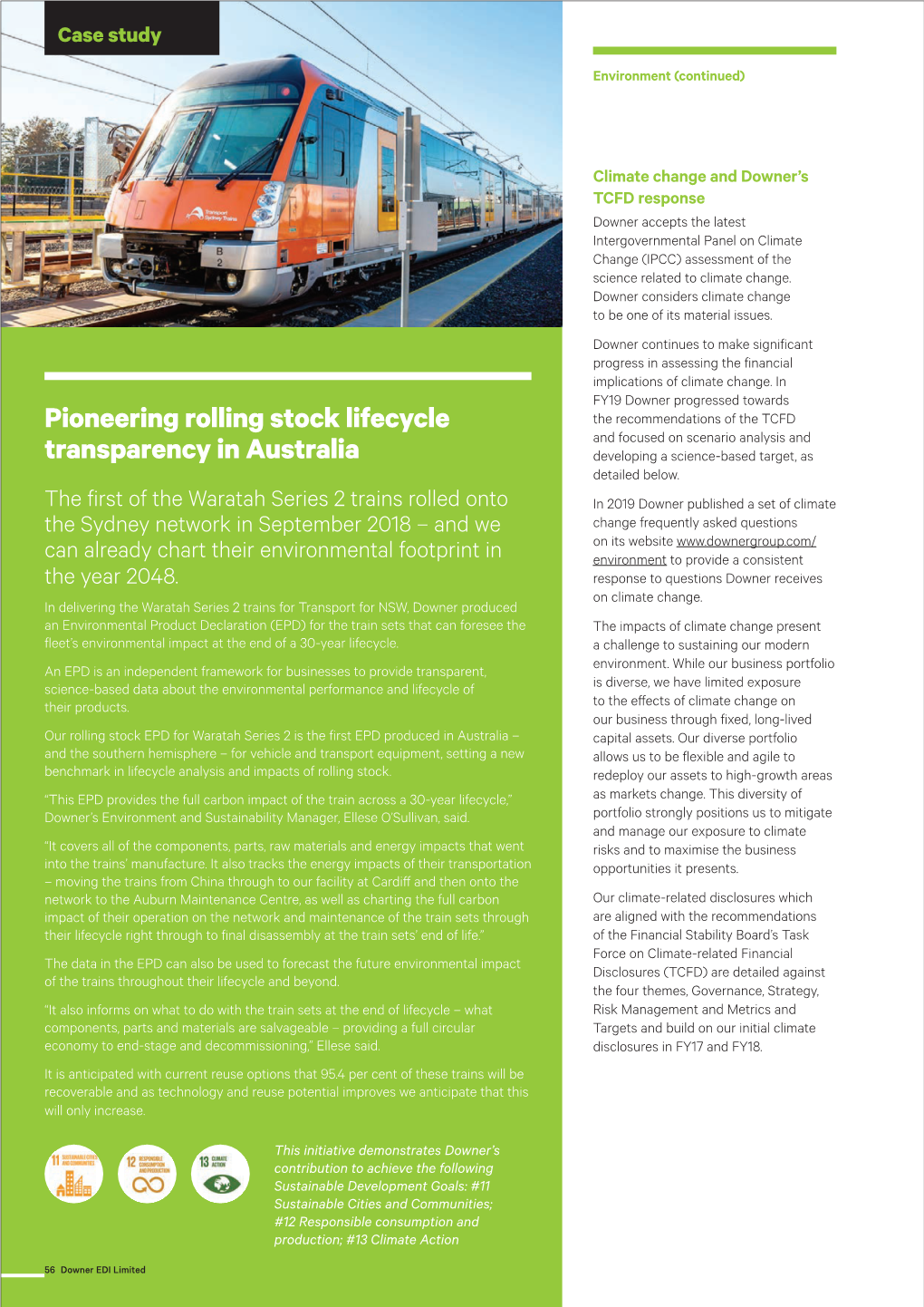 Pioneering Rolling Stock Lifecycle Transparency In