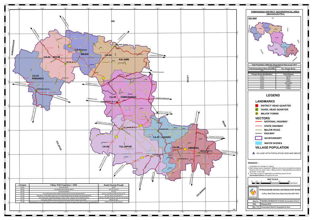 MAP:Osmanabad(Maharashtra)
