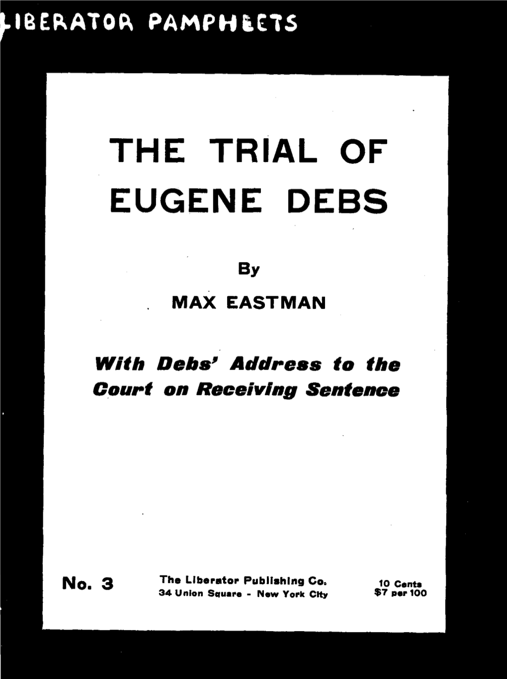 Eugene Debs.Pdf