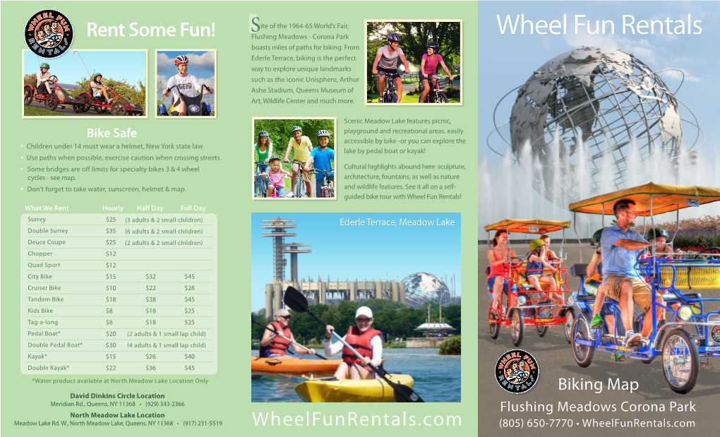 Wheel Fun Rentals Boasts Miles of Paths for Biking