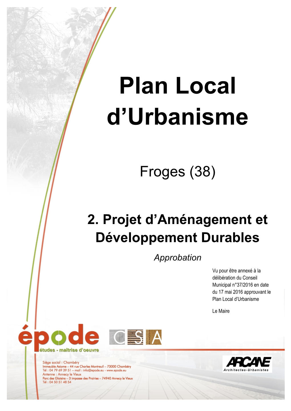 Plan Local D'urbanisme