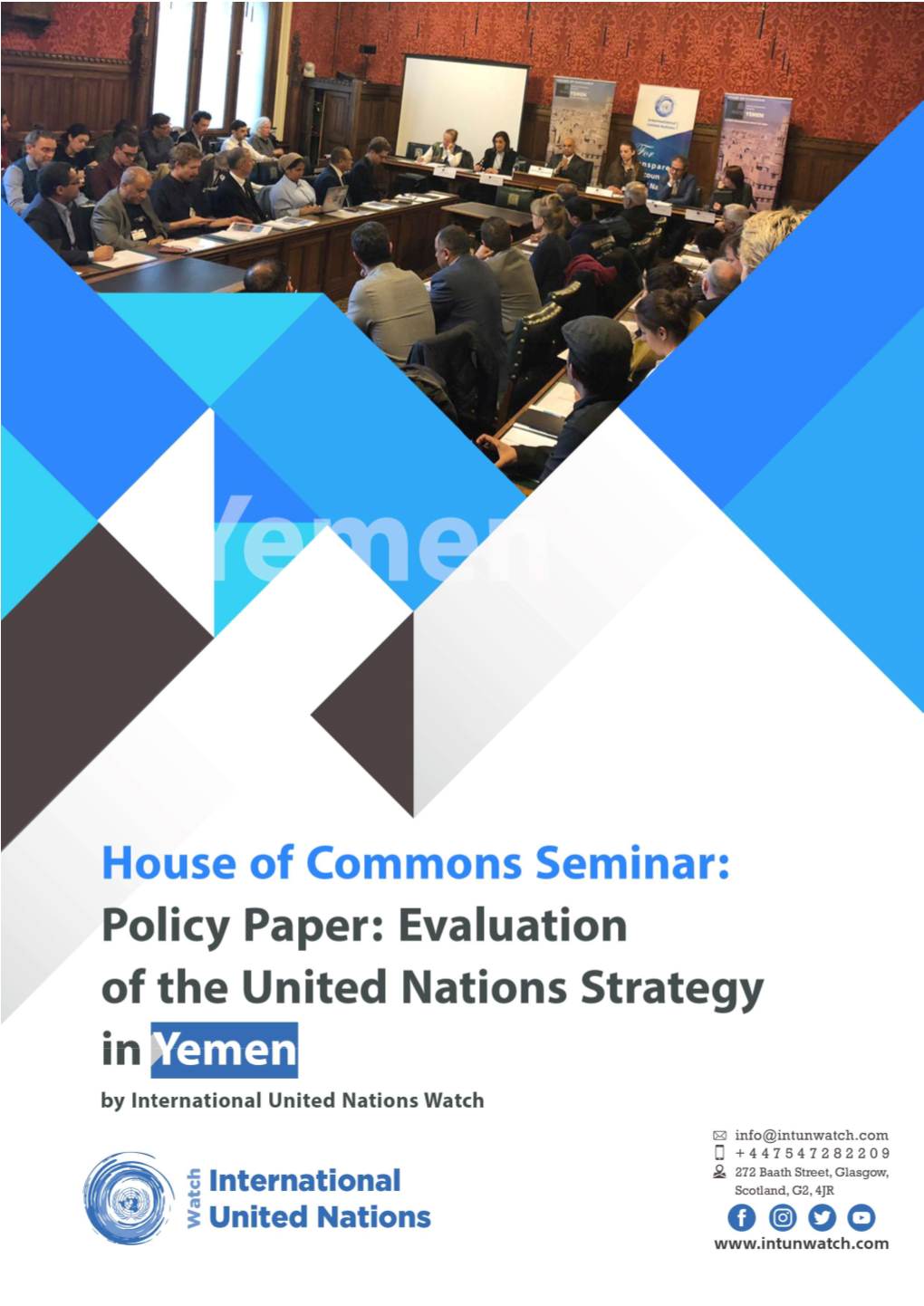 Policy Paper: Evaluation of the United Nations Strategy in Yemen