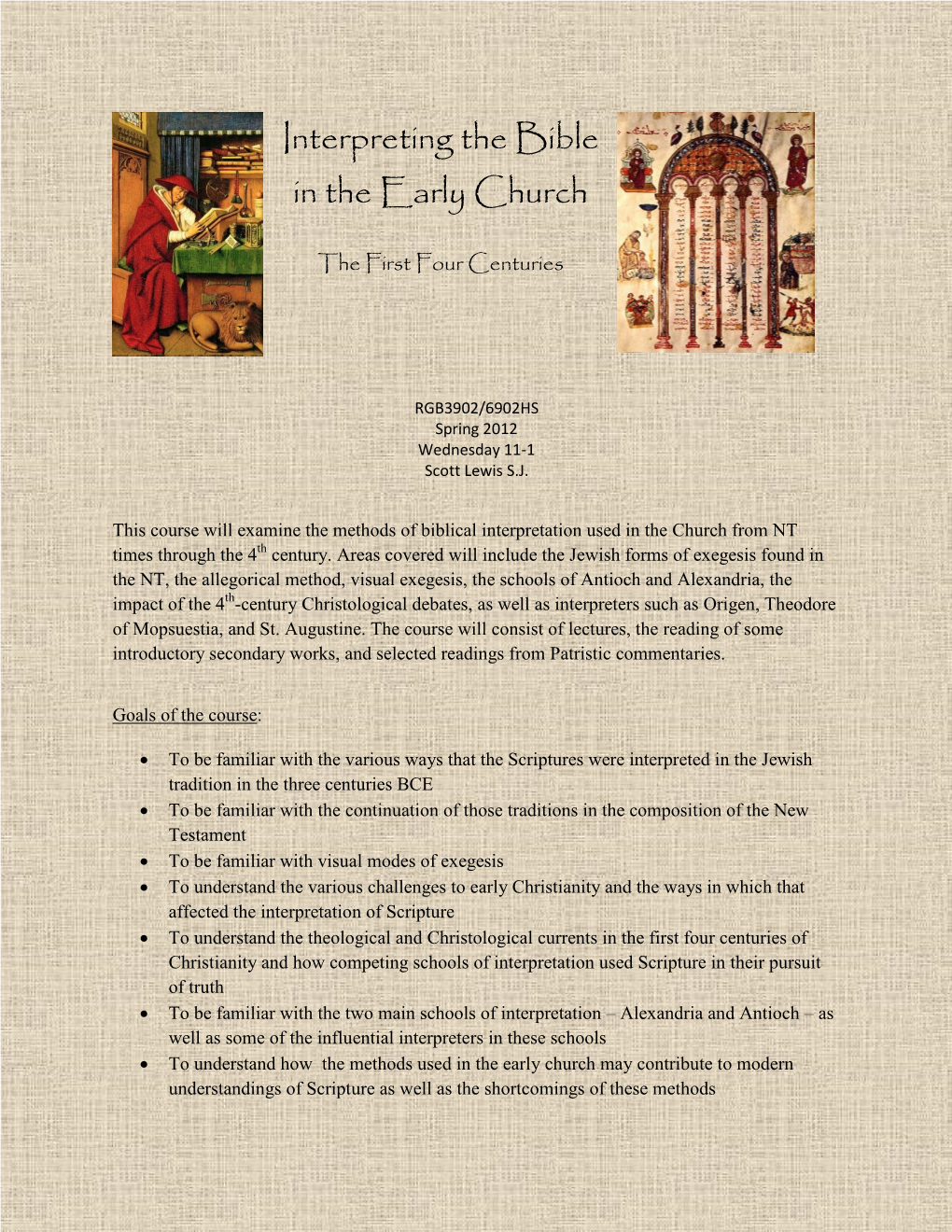 Interpreting the Bible in the Early Church