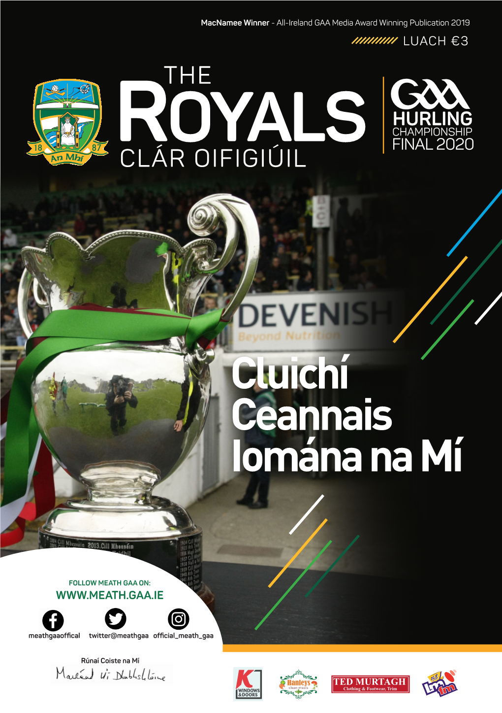 Royals Final 2020 Clár Oifigiúil