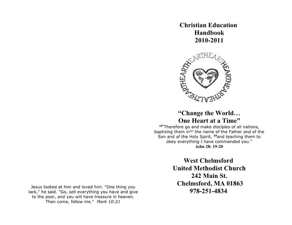 Christian Education Committee