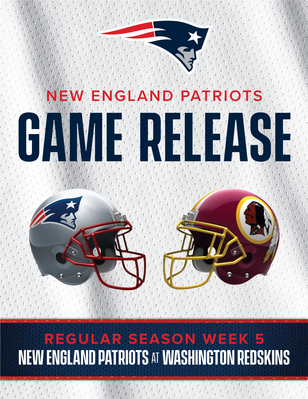 NEW ENGLAND PATRIOTSAT Washington Redskins