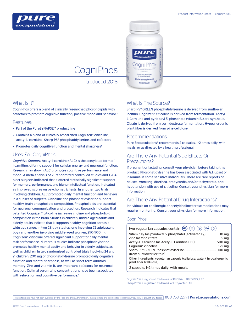 Cogniphos Introduced 2018