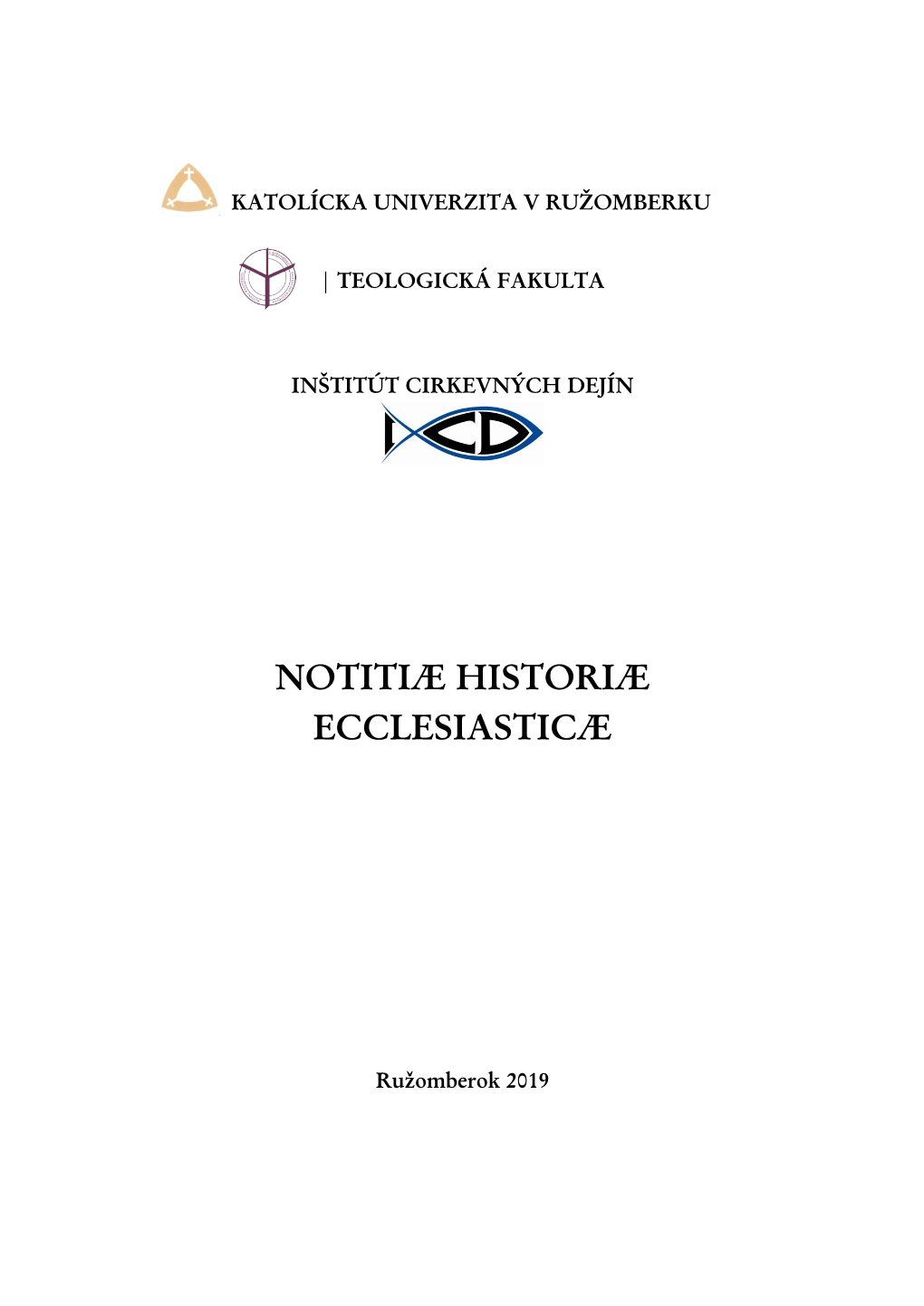 Notitić Historić Ecclesiasticć