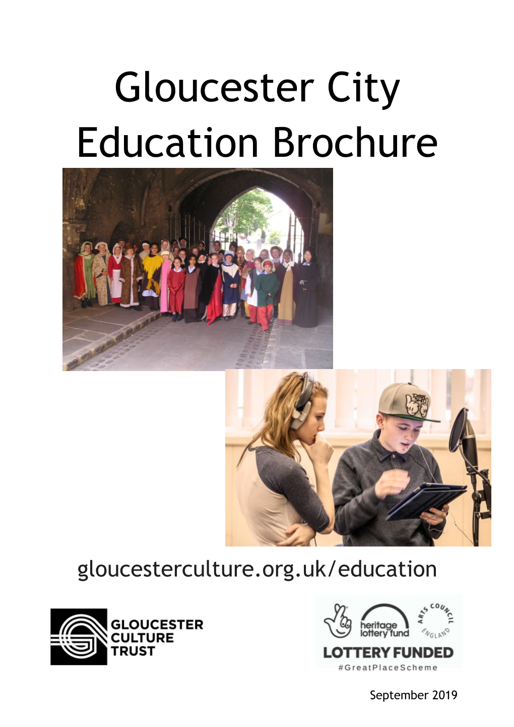 To Download the Latest Version of the Gloucester City Education Brochure