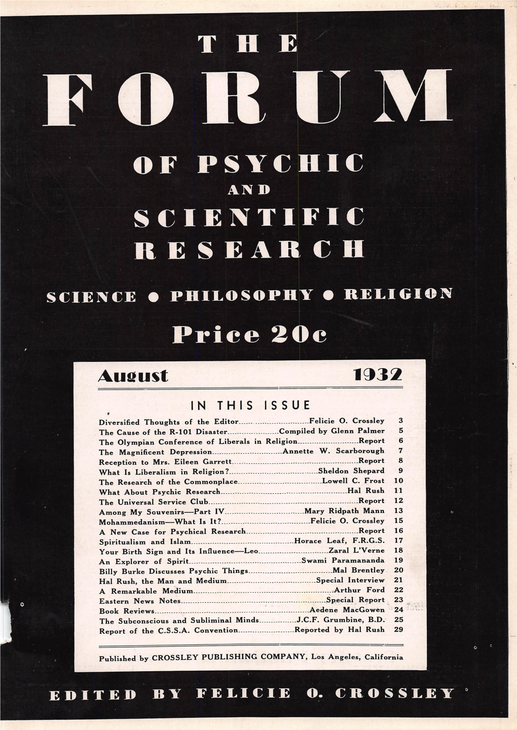 OF PSYCHIC SCIENTIFIC RESEARCH Price