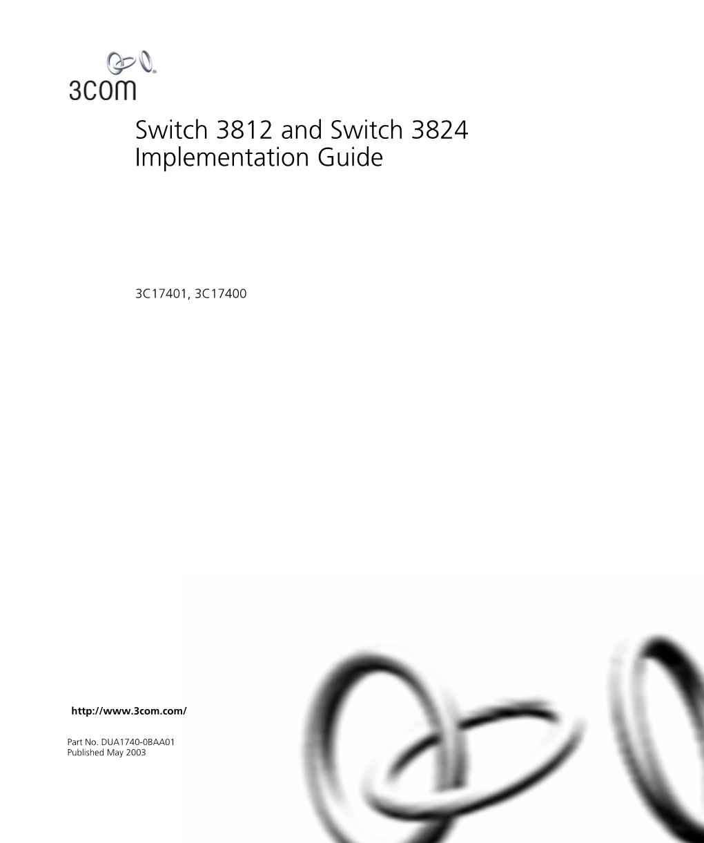 Switch 3812 and Switch 3824 Implementation Guide