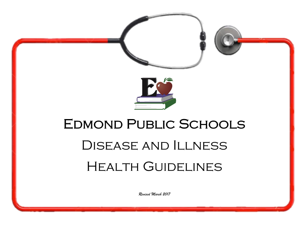 Edmond Public Schools Disease and Illness Health Guidelines