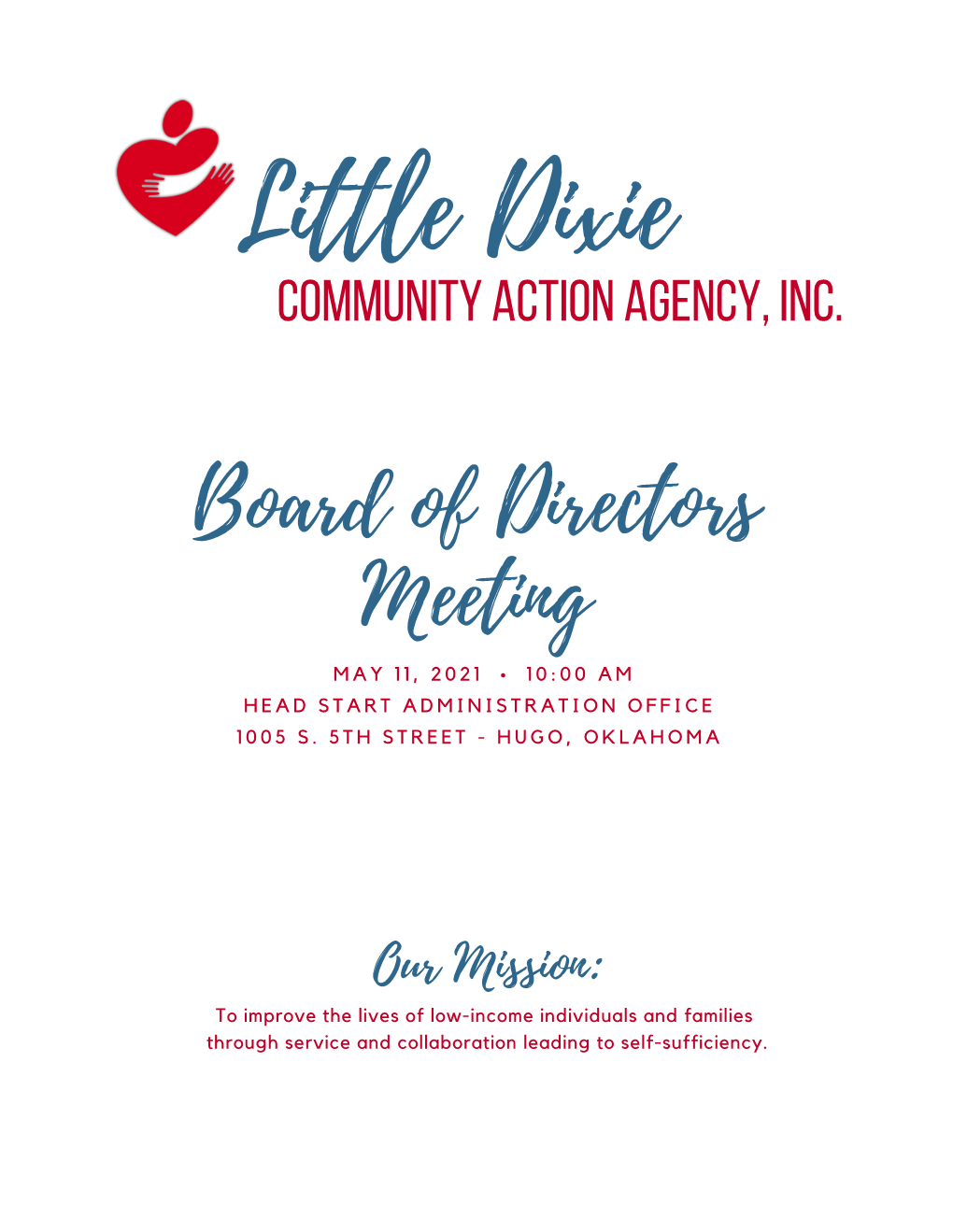 May 2021 Board Meeting Packet