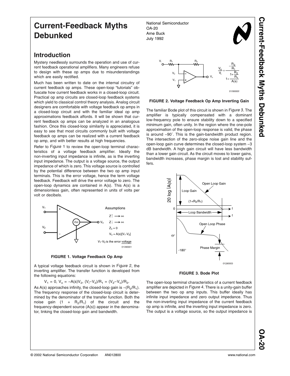 OA-20 Current-Feedback Myths Debunked