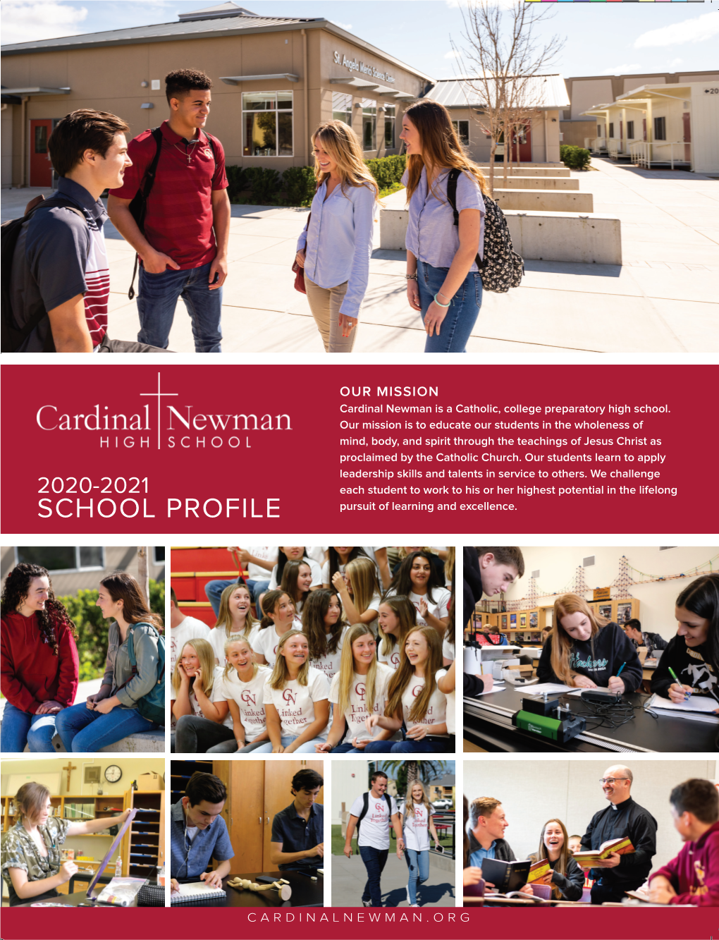 SCHOOL PROFILE San Marcos George Washington University Northern Arizona University Seattle University College in Fall of 2020