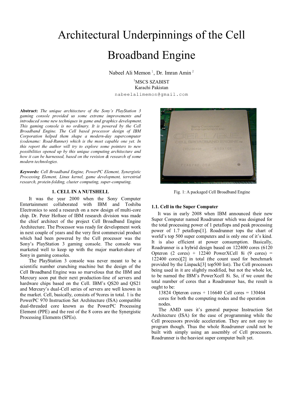 Preparation of Papers in Two-Column Format for Proceedings of ICCIT