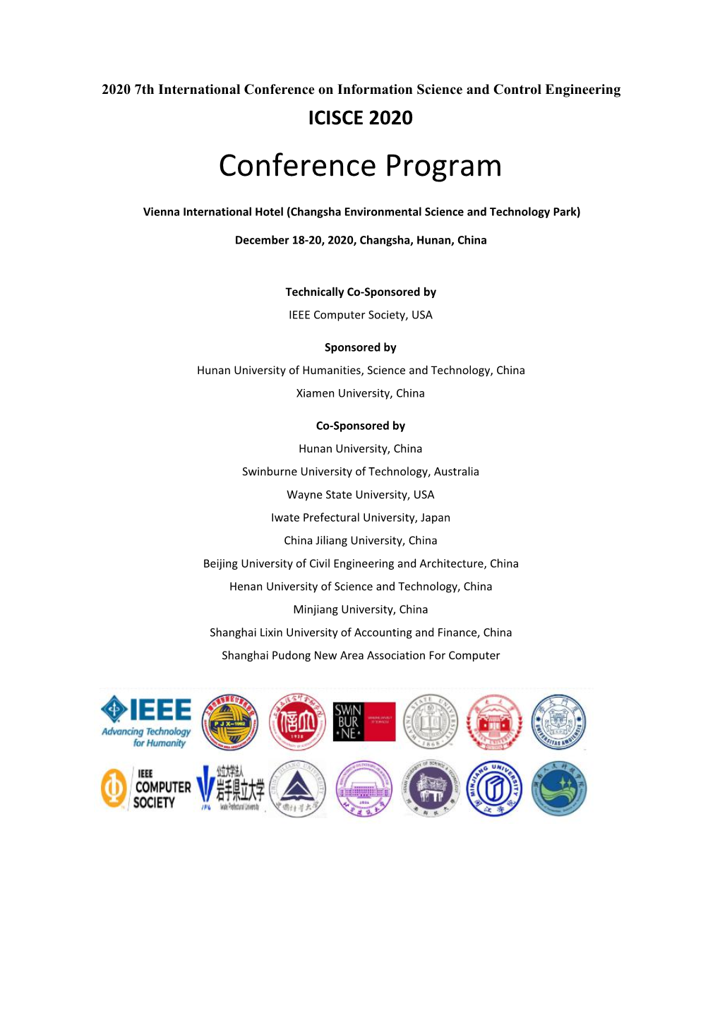 Conference Program