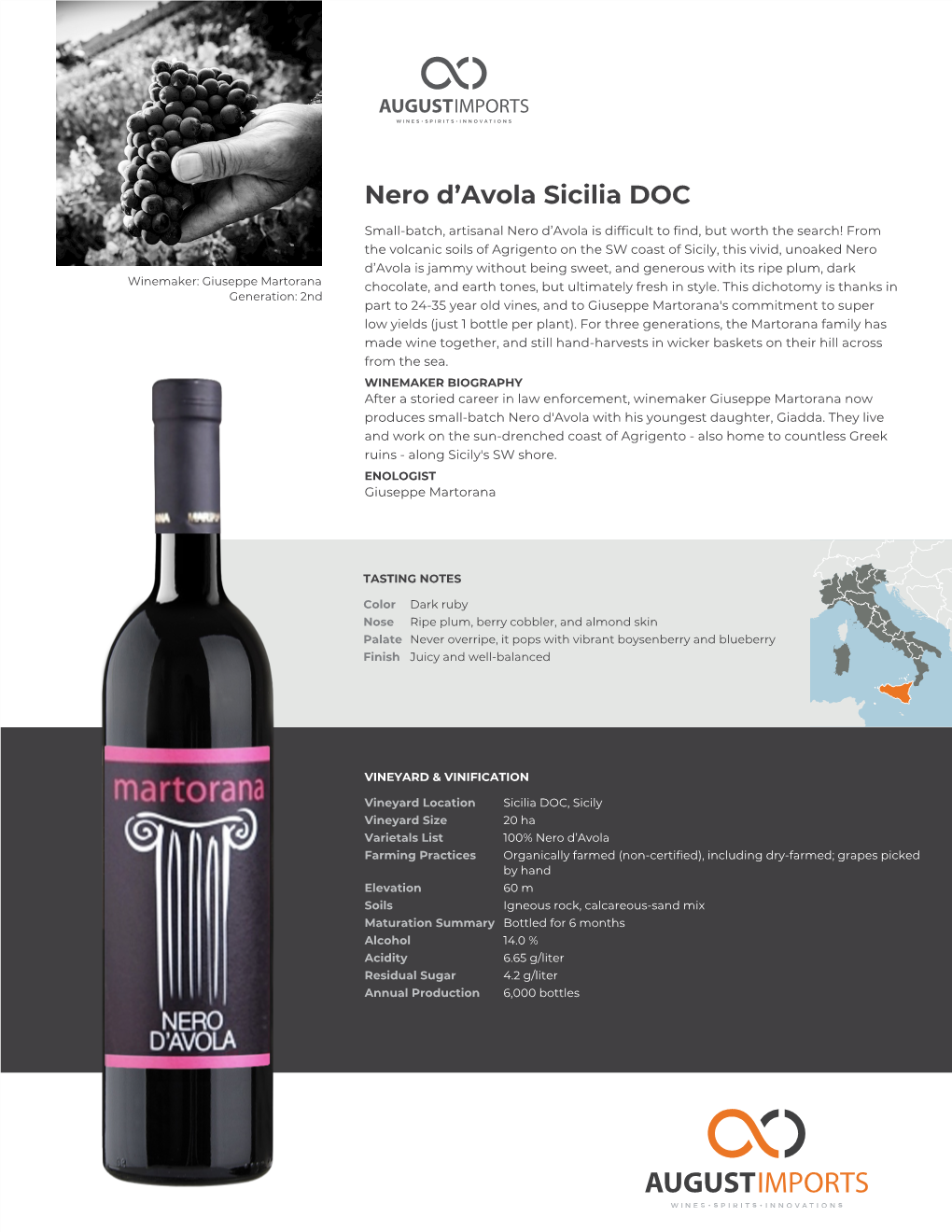 Martorana | Nero D'avola Sicilia