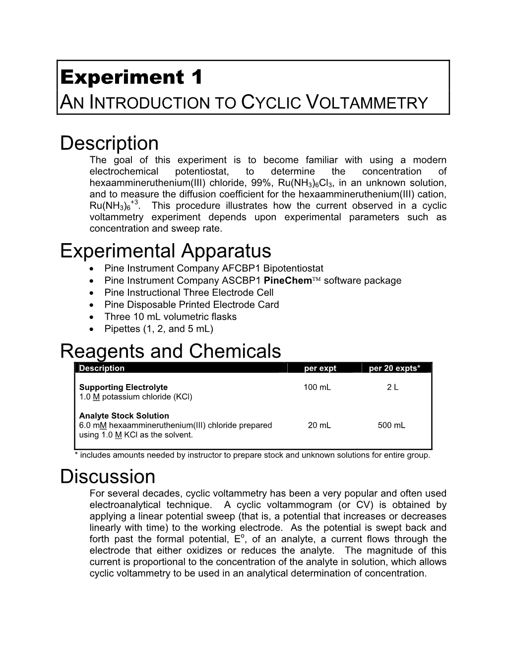 SPE Experiment