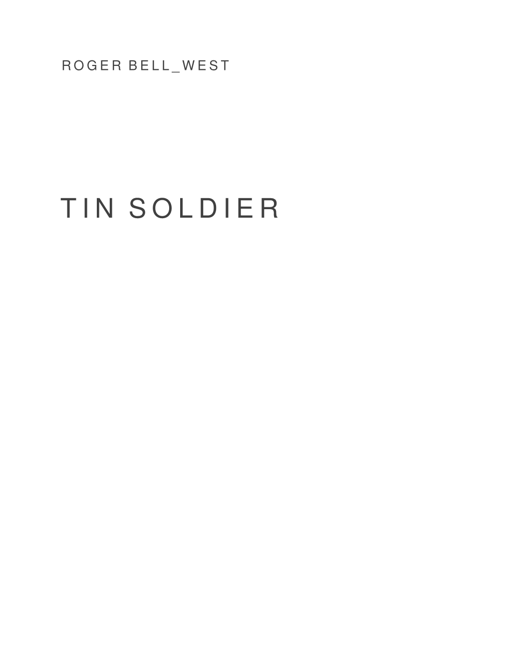 Tin Soldier 13